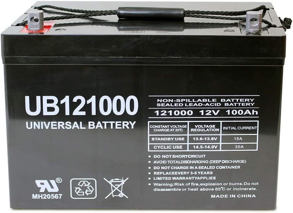 Universal UB121000-45978 Deep Cycle AGM Battery