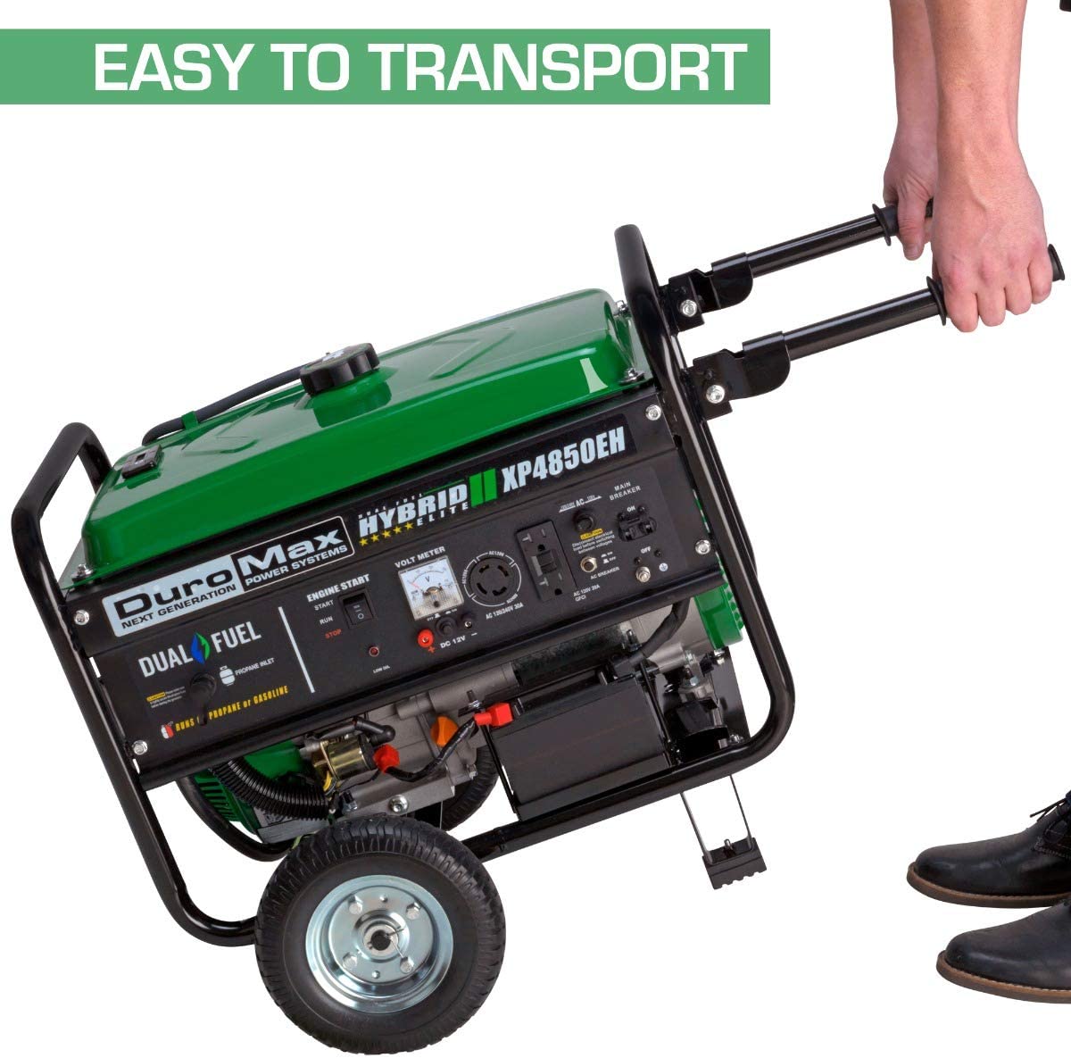 DuroMax XP4850EH Dual Fuel Portable Generator