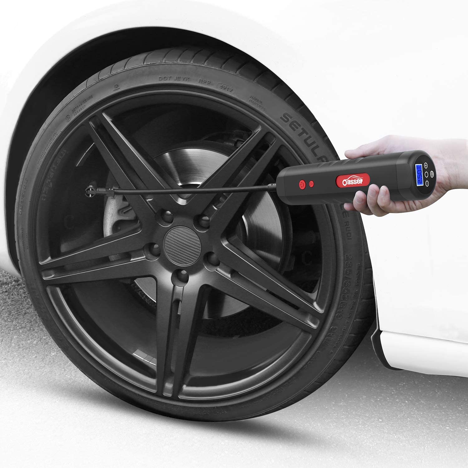 Oasser portable air compressor