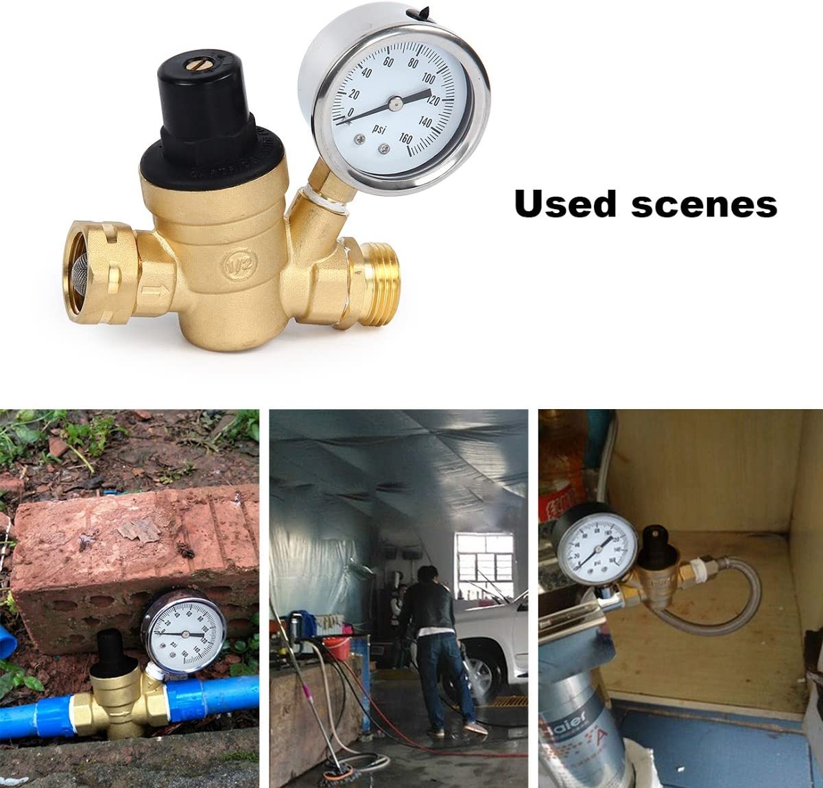 TargetEVO Adjustable Brass lead-Free Water Pressure Regulator