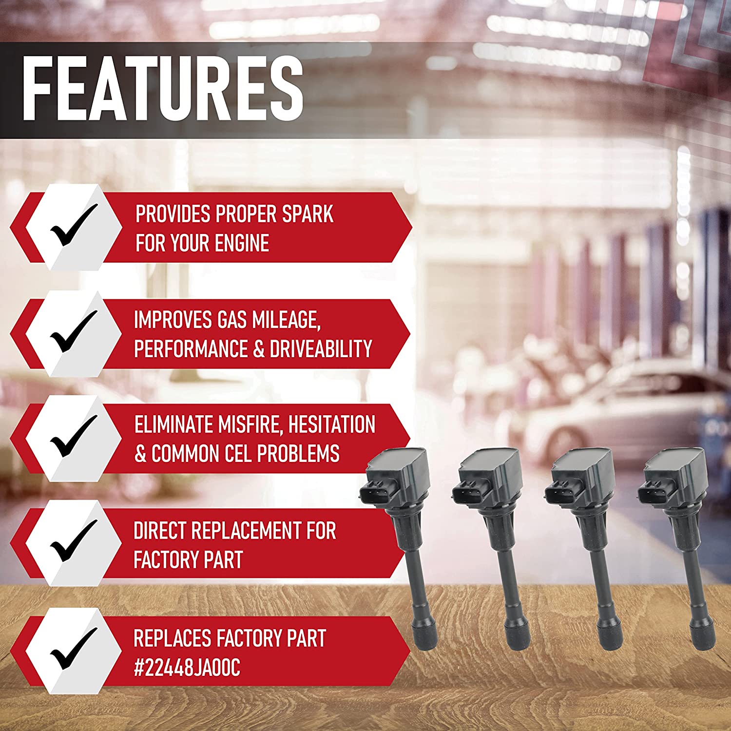 Ignition Coil Pack Set of 4