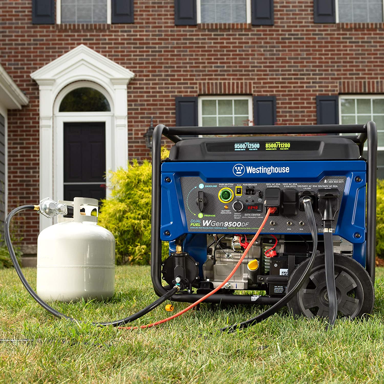 Westinghouse WGen9500DF Dual Fuel Portable Generator