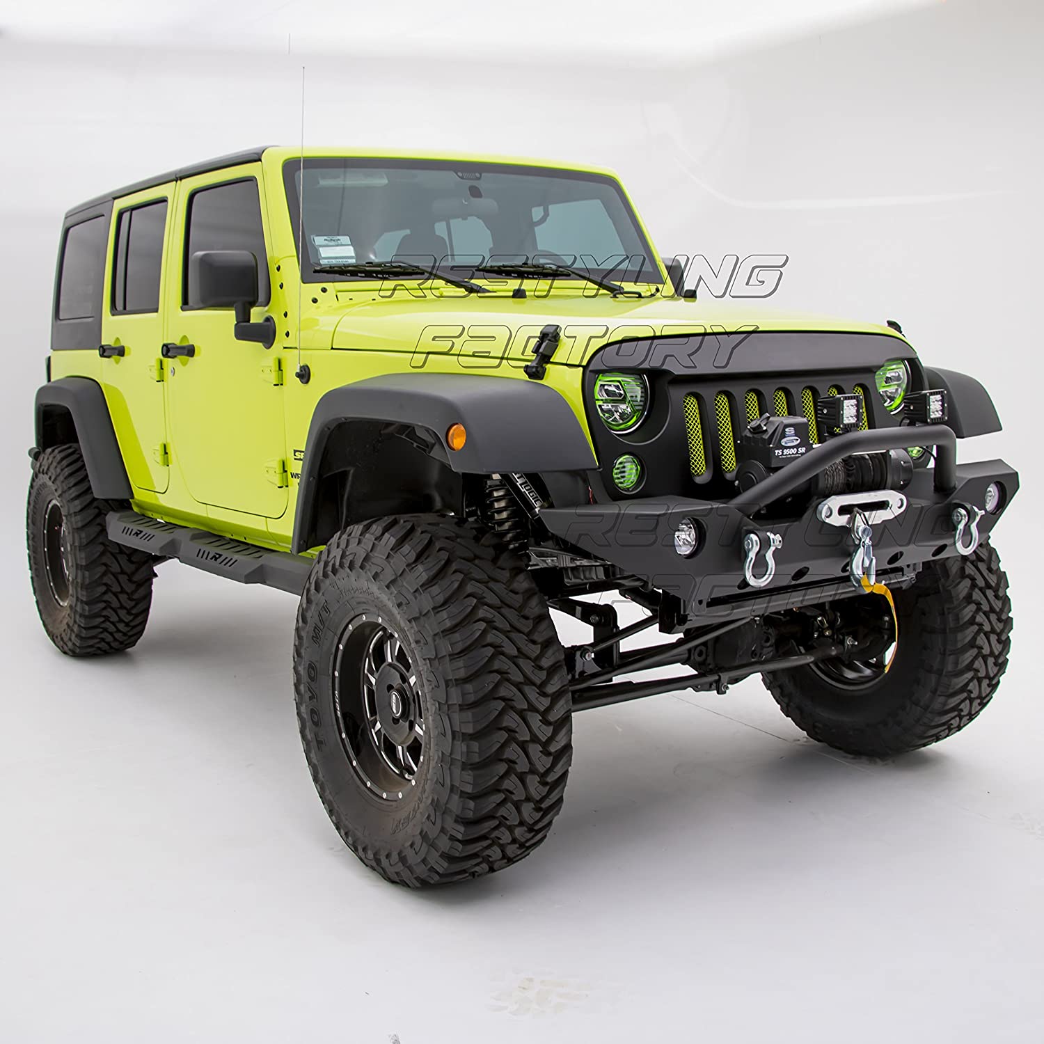 Barricade Trail Force HD Jeep Bumpers with LED